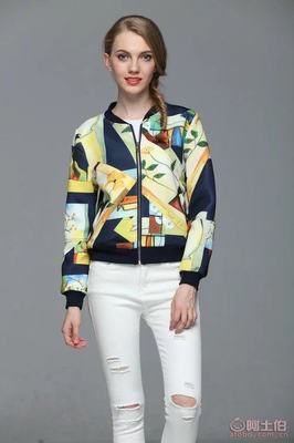 2016秋冬欧美印花棒球服 悦衣服饰商行Y12爆款批发解析